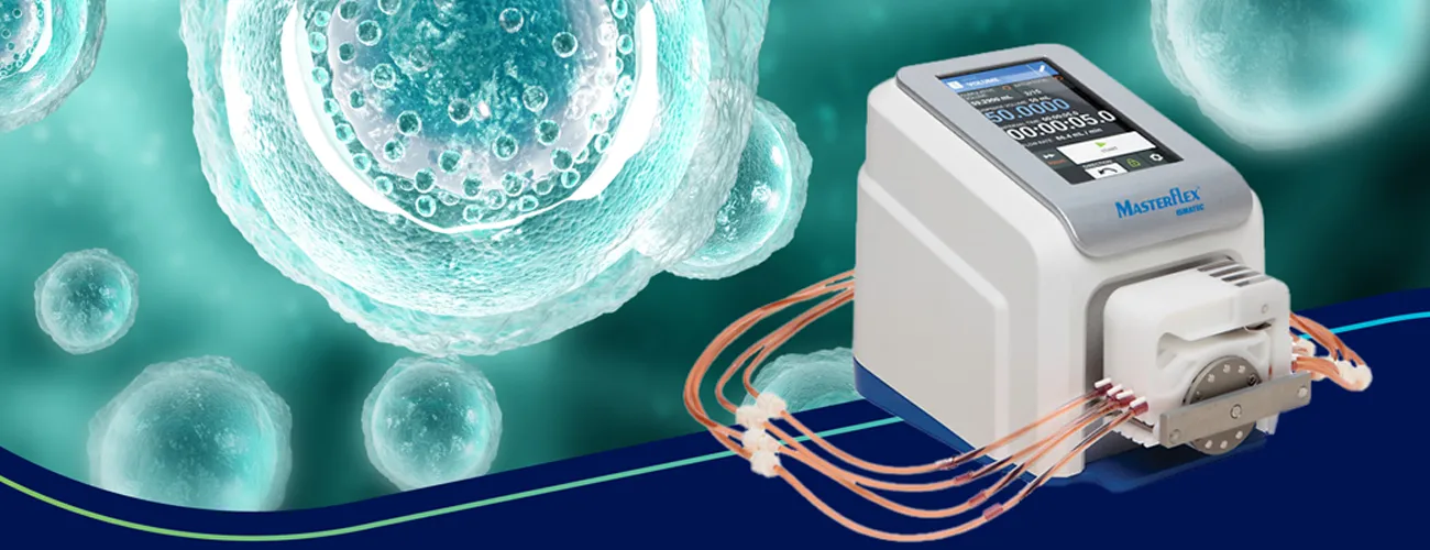 Bơm nhu động Masterflex cấp môi trường nuôi cấy tế bào