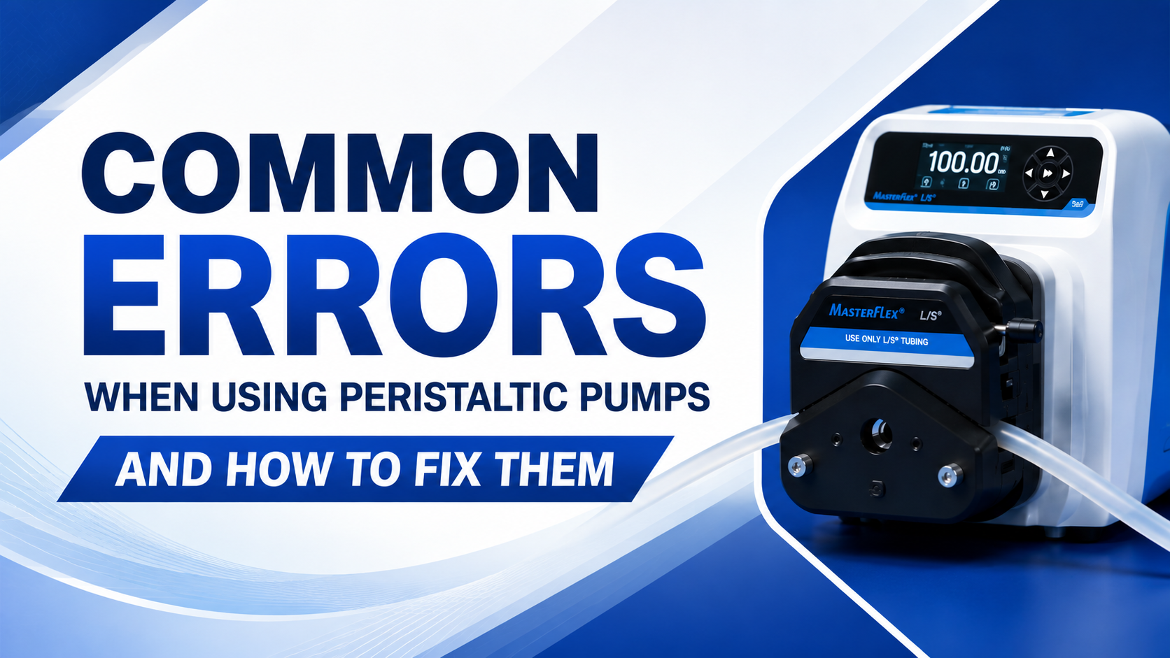 common peristaltic pump errors